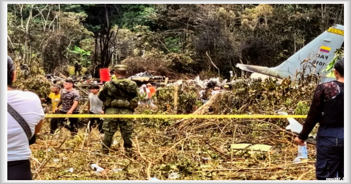 Accident d'avion en Colombie : huit morts et 83 blessés