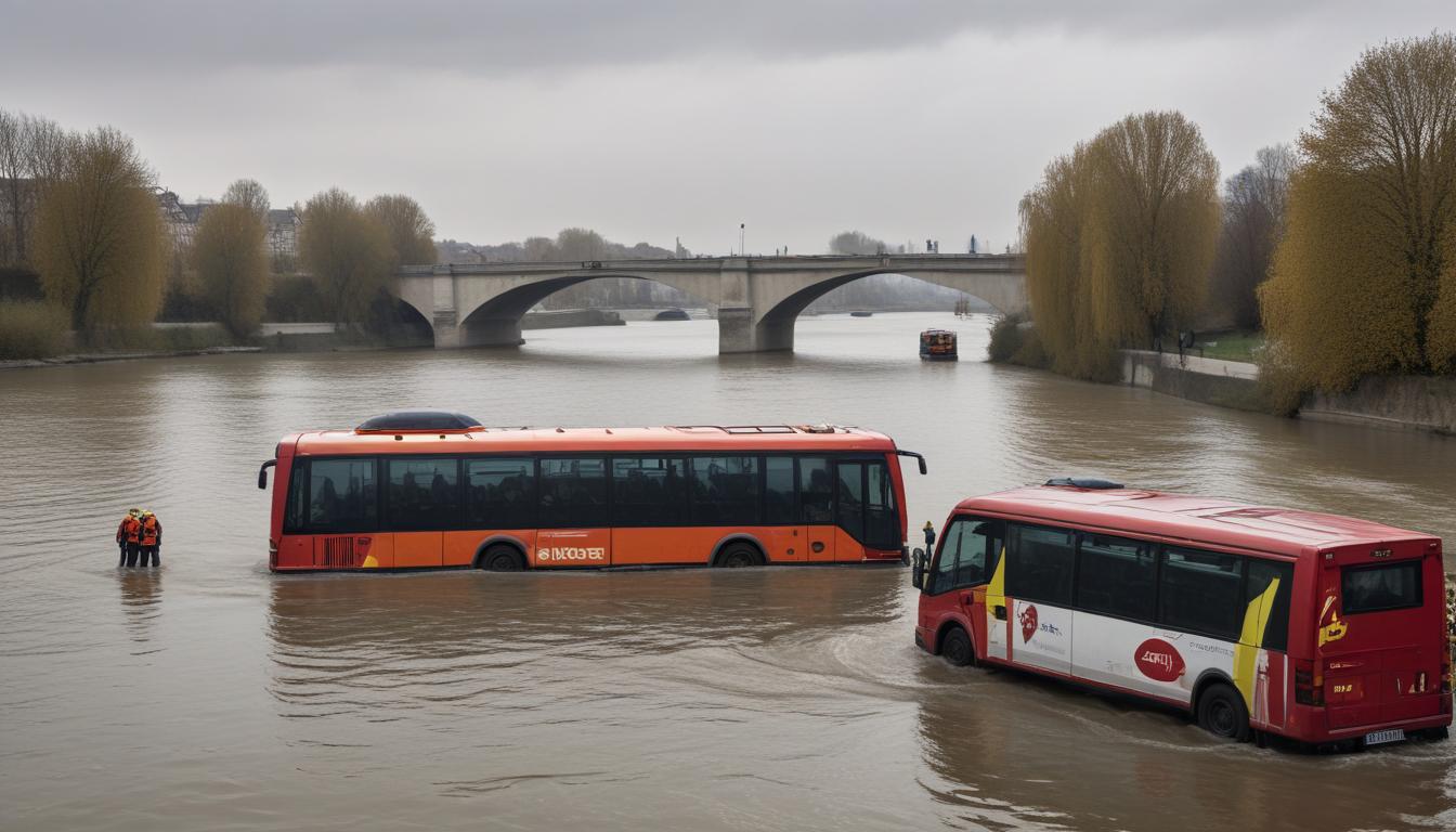 Accident d'un bus dans la Seine à Juvisy-sur-Orge : la conductrice en formation attribue la chute à une confusion entre pédales