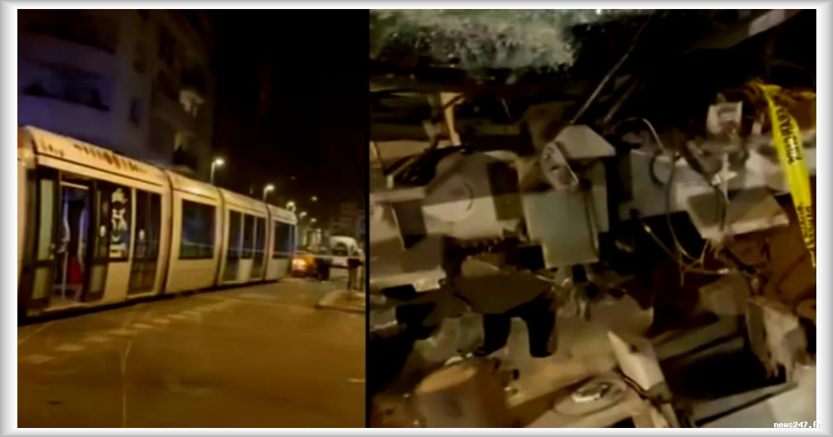 Accident mortel entre une voiture qui fuyait la police et un tramway à Villeurbanne