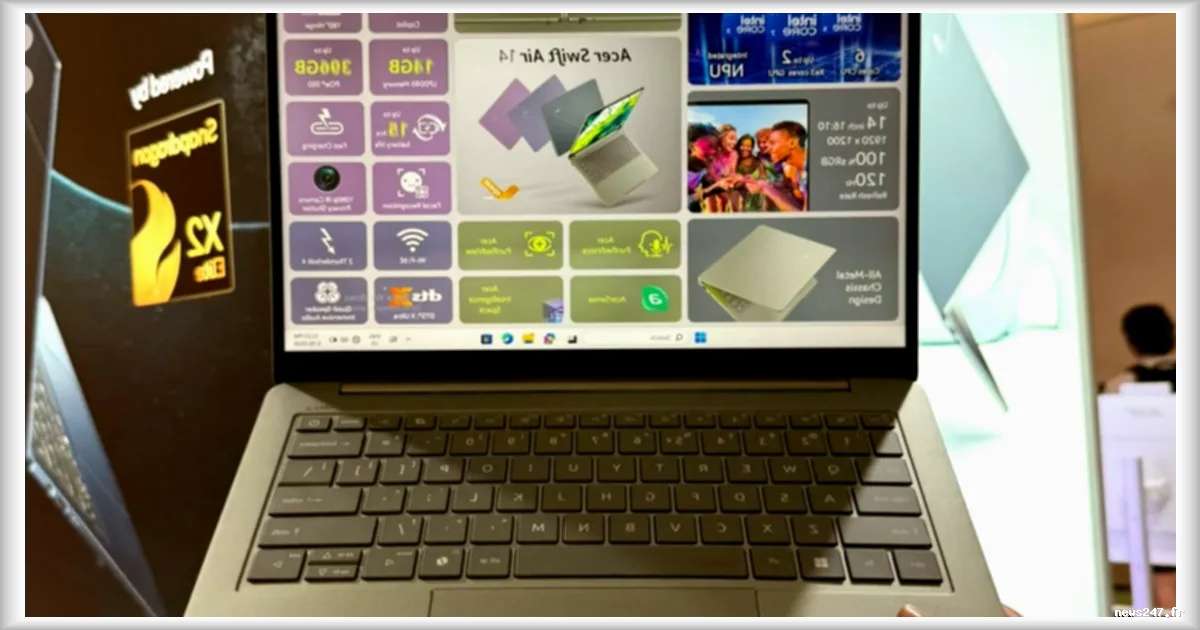 Acer Swift Air 14 au Computex 2026 : la réponse low-cost au MacBook Neo d'Apple