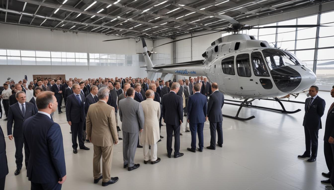 Airbus Helicopters inaugure une chaîne d'assemblage en Inde pour produire l'hélicoptère H125