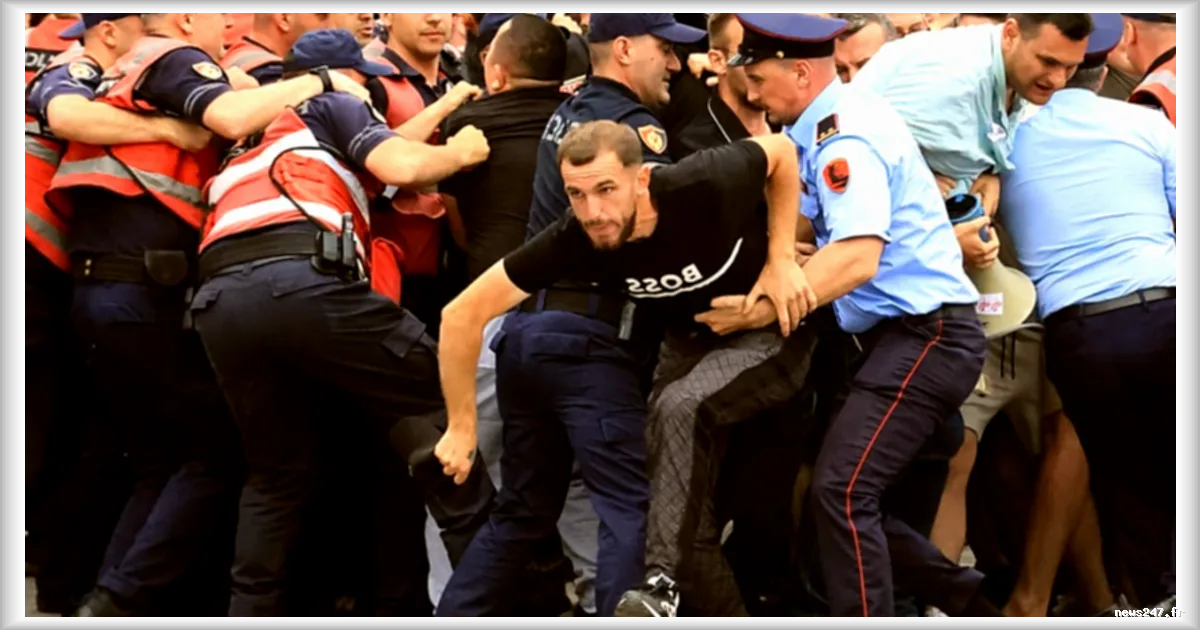 Albanie : quatrième jour de manifestations contre le projet immobilier de la famille Trump dans la lagune de Narta