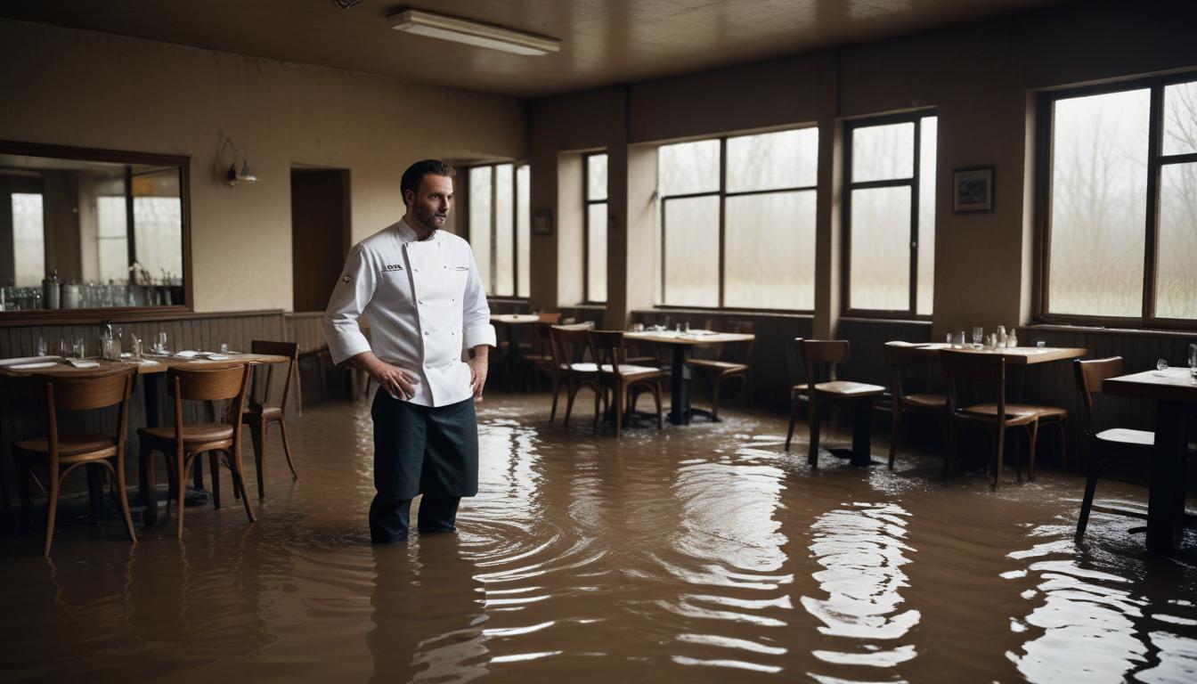 Alexandre Gauthier, chef deux macarons Michelin, voit son restaurant inonde en 2023