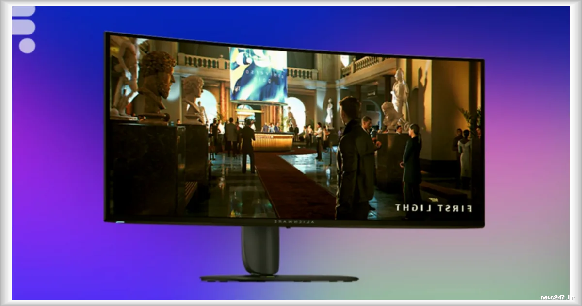 Alienware dévoile une nouvelle version de son écran QD-OLED AW3426DW, plus lumineux et sans flou de texte