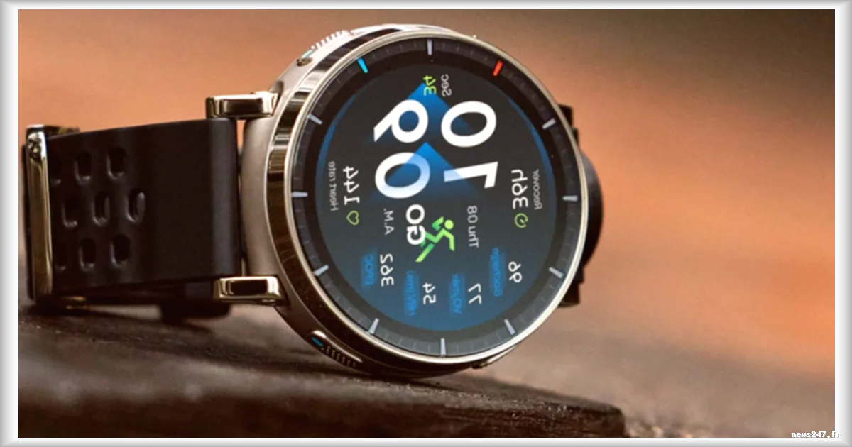 Amazfit devoile l'Amazfit Active 3 Premium, une montre de course abordable au design raffine