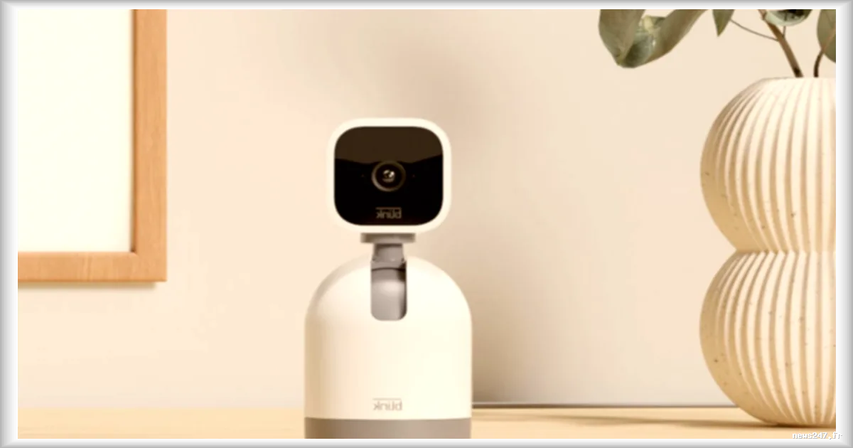 Amazon baisse drastiquement le prix de sa caméra de surveillance 360° Blink Mini Pan-Tilt