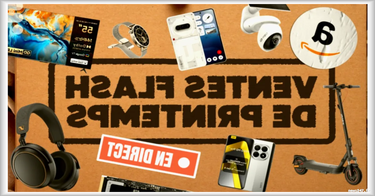 Amazon lance son déstockage de printemps avec des ventes flash exceptionnelles