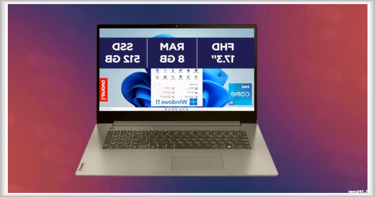 Amazon propose une offre exceptionnelle sur le Lenovo IdeaPad 3 17IRU7