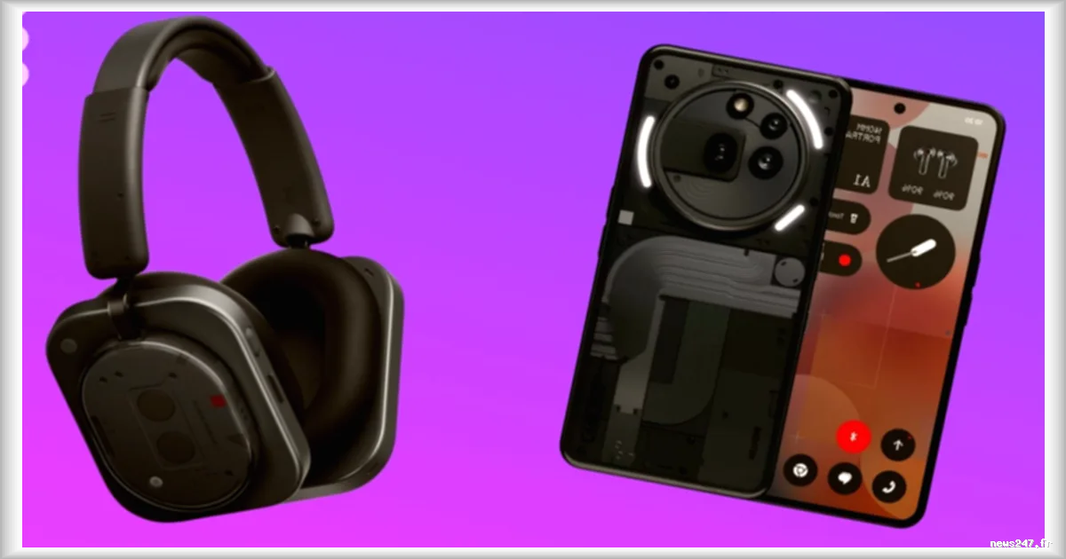 Amazon propose une promotion sur le pack Nothing incluant le Phone (3a) Pro et le Headphone (1)