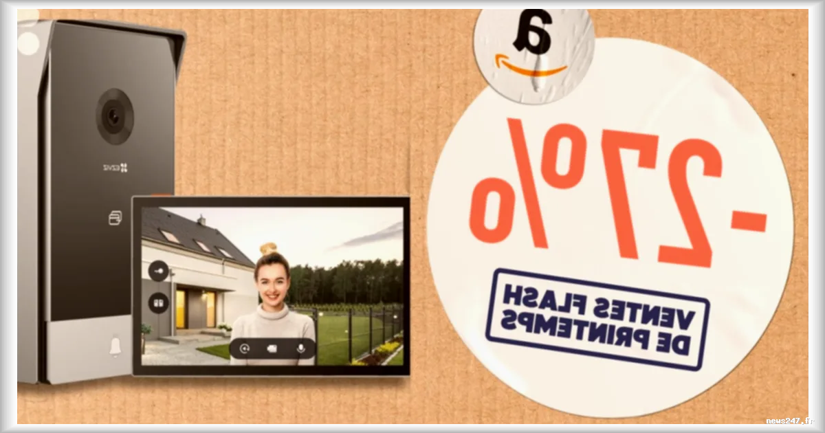 Amazon propose une réduction de 27% sur le visiophone connecté Ezviz CP7 lors de ses ventes flash de printemps