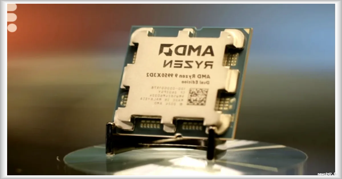 AMD dévoile son Ryzen 9 9950X3D2, un processeur révolutionnaire pour les créateurs