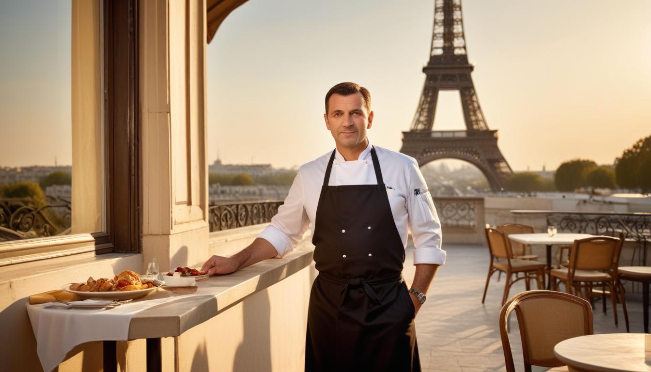 Andréas Mavrommatis, le cuisinier grec à l'honneur