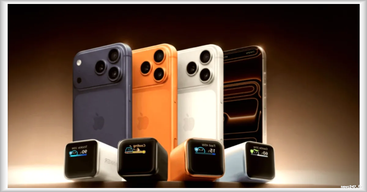 Anker innove en dotant son nouveau chargeur pour iPhone, le Nano Charger, d'un écran intégré