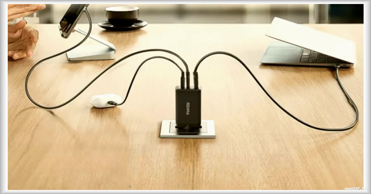Anker lance un chargeur 65W multi-ports à prix réduit sur Amazon