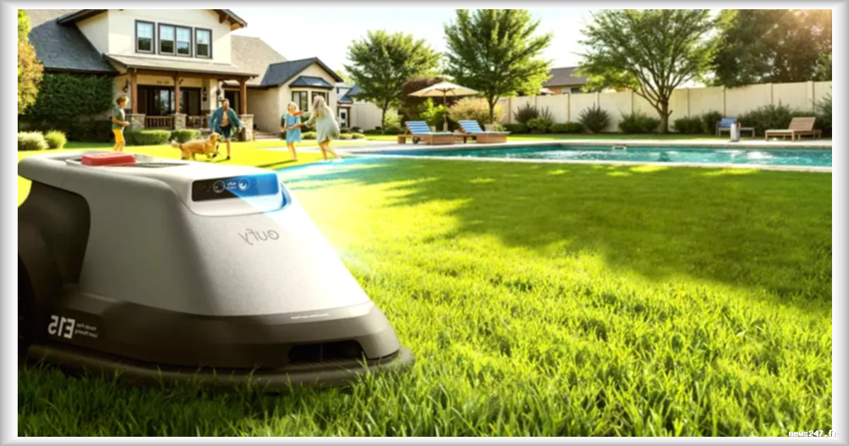 Anker propose une réduction de 500 euros sur son robot tondeuse compact sans fil