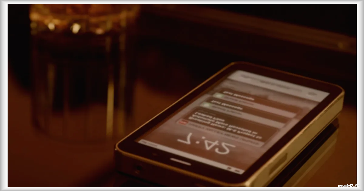 Apple devoile un iPhone inedit, le Newton, pour la serie For All Mankind