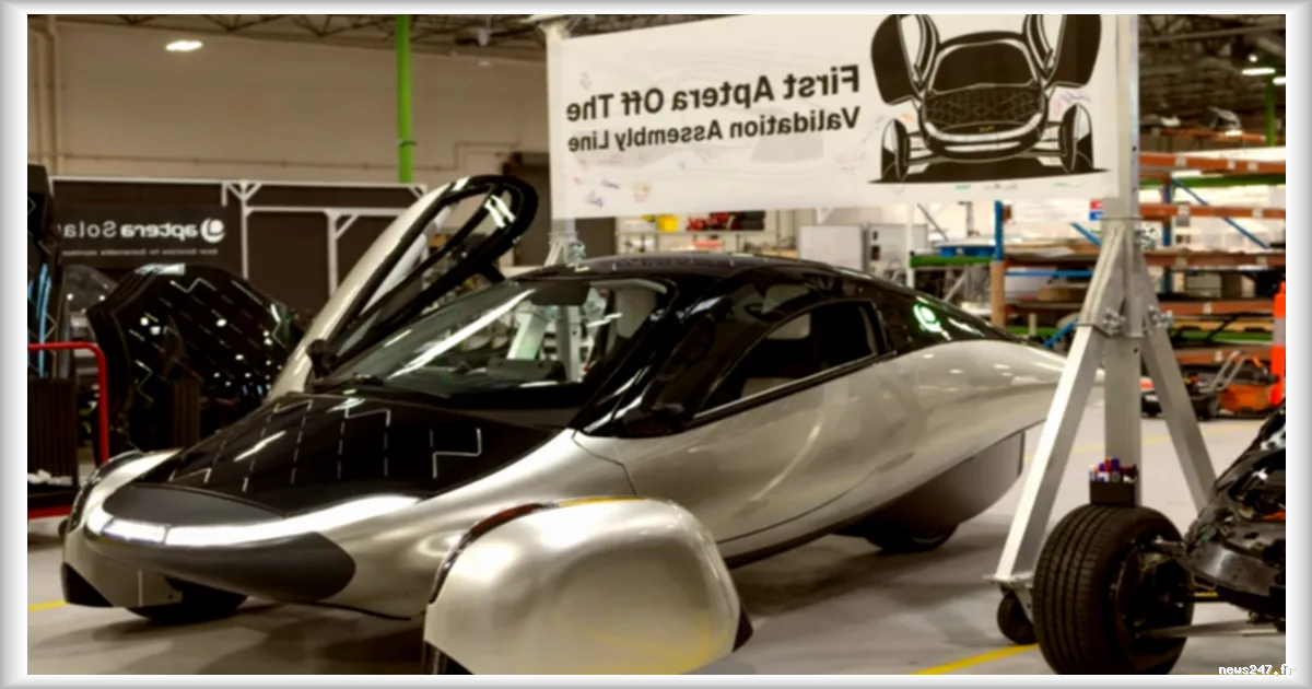 Aptera : la voiture solaire aux 1 600 km d’autonomie franchit une étape cruciale pour la production de série