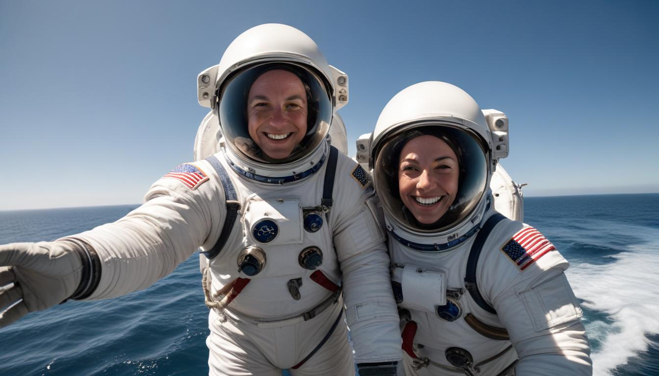 Artemis-2 : retour en photos sur une mission historique autour de la Lune, du décollage à l'amerrissage