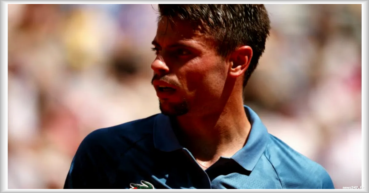 Arthur Géa, éliminé dès le premier tour à Roland-Garros après des problèmes de santé
