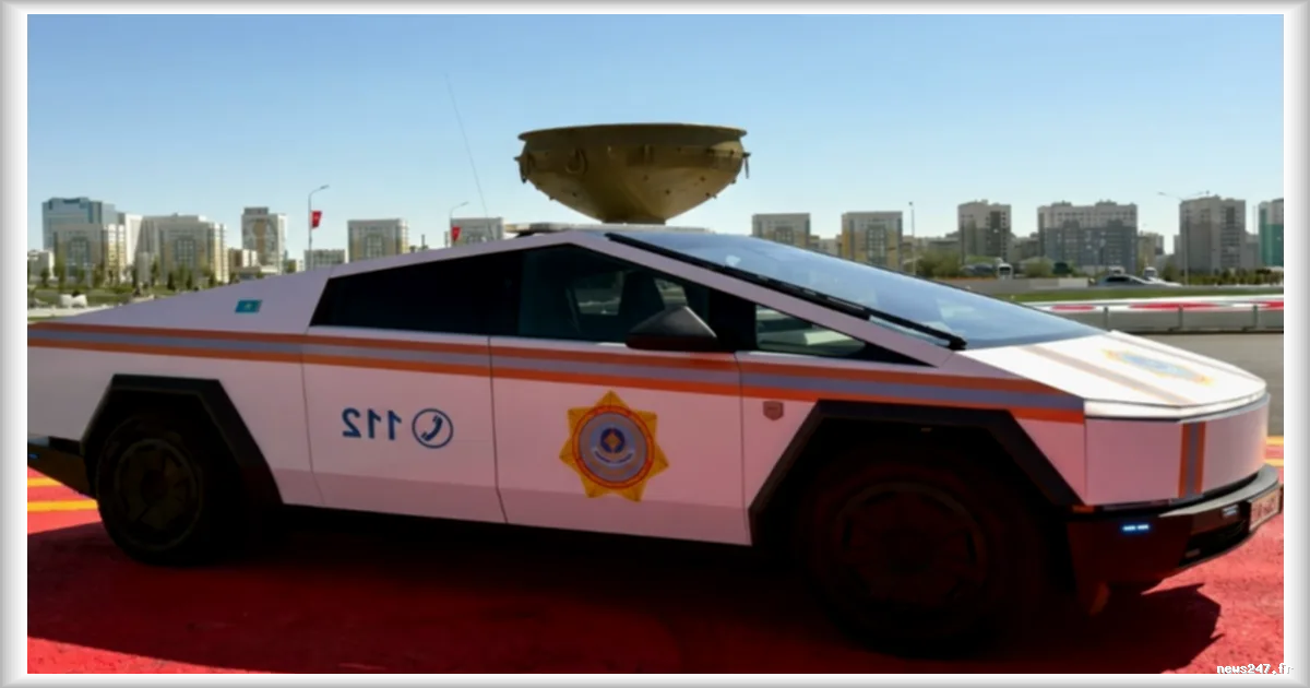 Au Kazakhstan, le Tesla Cybertruck devient un véhicule d’urgence malgré sa dangerosité pour les piétons