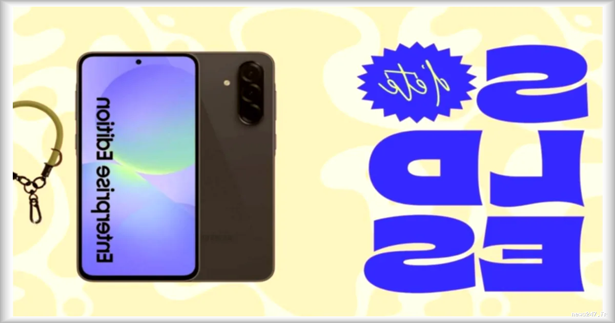 Auchan propose le Samsung Galaxy A36 avec accessoire à moins de 200 € pour la rentrée