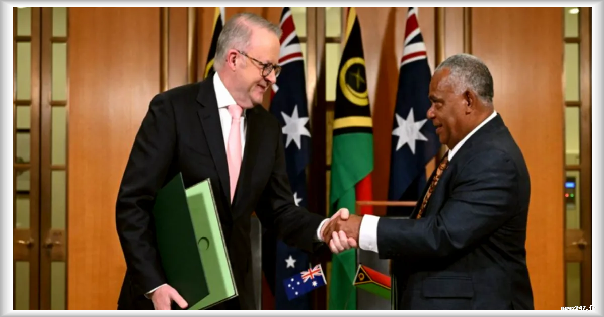 Australie et Vanuatu signent un accord pour exclure toute base militaire étrangère dans l'archipel