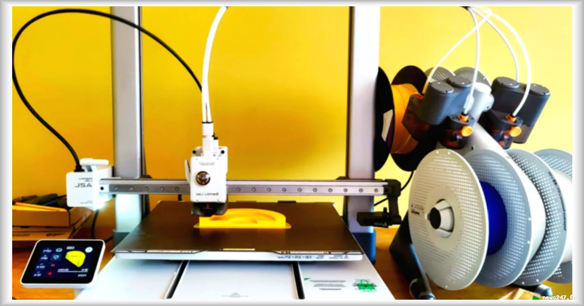 Bambu Lab A2L : l'imprimante 3D grand format qui double aussi en machine de découpe