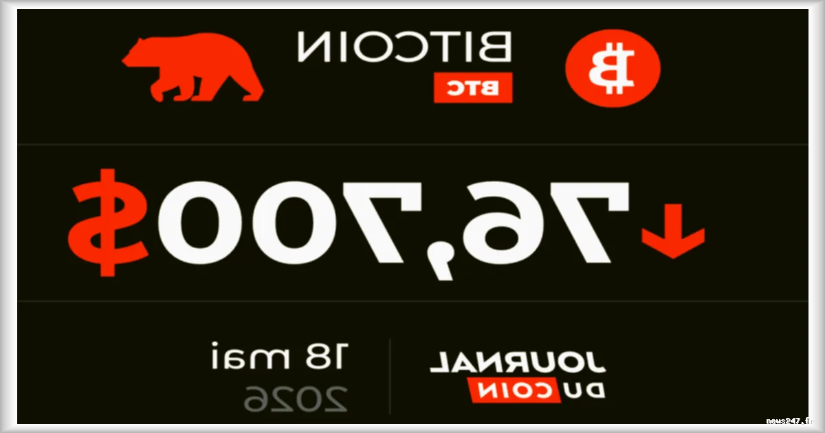Bitcoin : après un pic à 83 000 dollars, la cryptomonnaie repasse sous la barre des 80 000 dollars