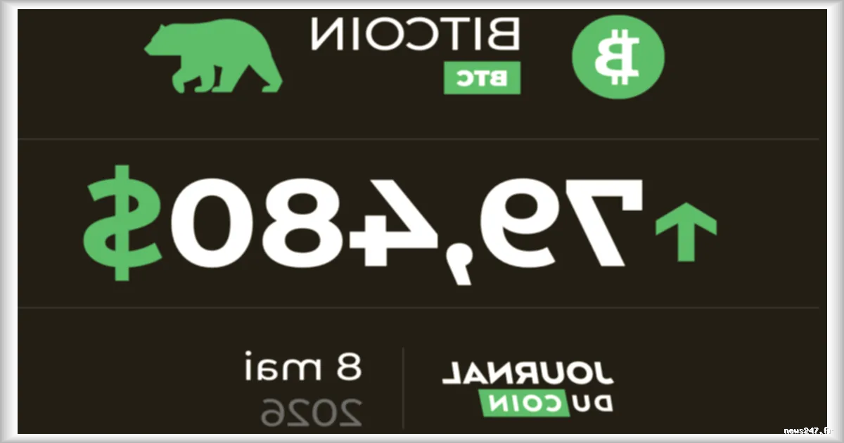 Bitcoin : un nouveau record en vue après le SP 500 ? Analyse du 8 mai 2026