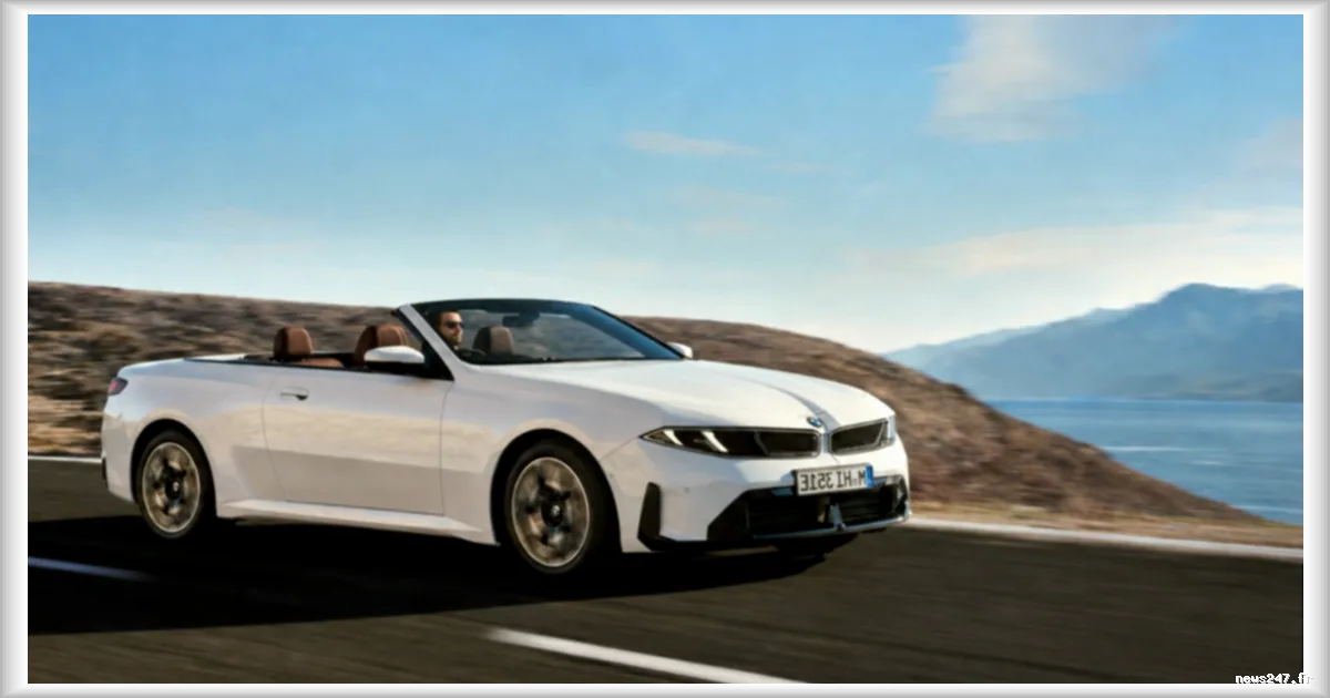 BMW prépare une version cabriolet de sa berline électrique i4 pour 2028