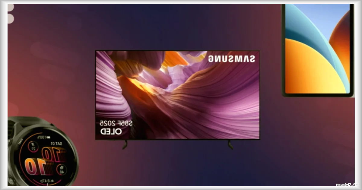 Bons plans du 29 mai 2026 : TV Samsung OLED, Garmin Forerunner 570 et tablette Xiaomi en promotion