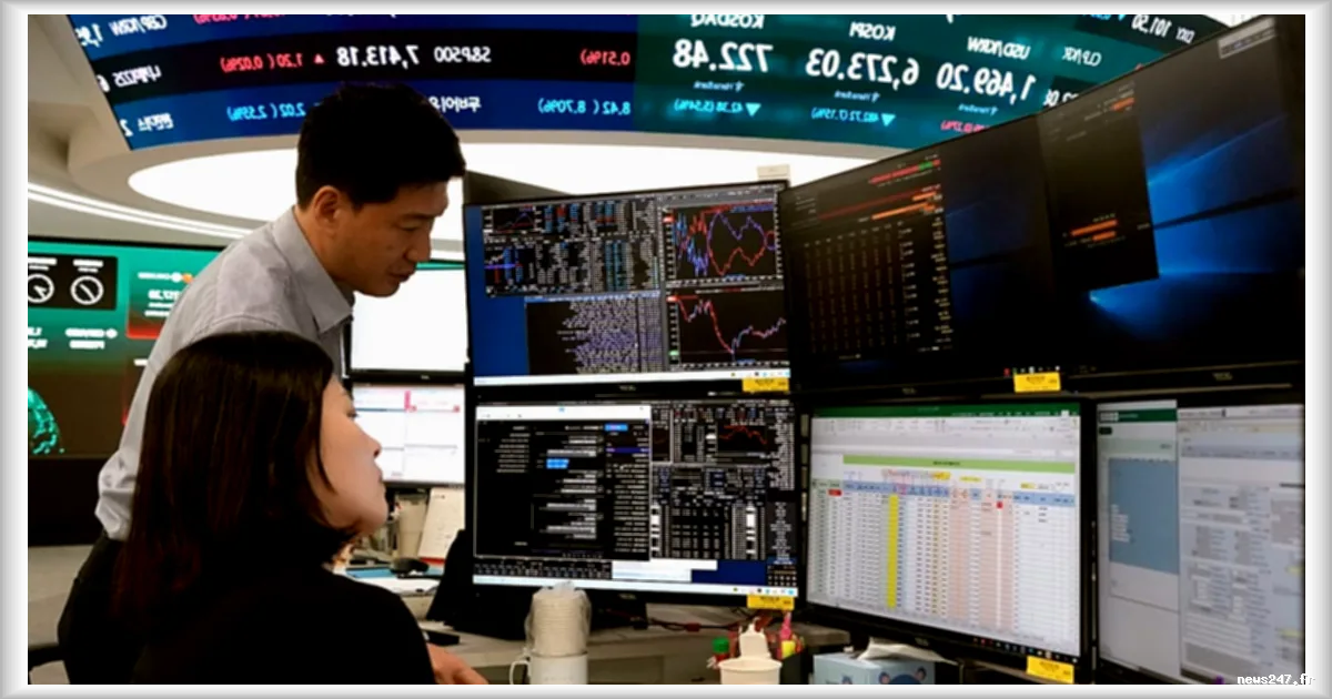 Bourse : l'indice sud-coréen Kospi s'effondre de plus de 10 %, les valeurs technologiques en première ligne