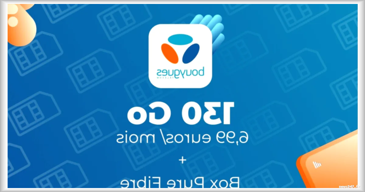 Bouygues Telecom propose une promotion sur son forfait 5G 130 Go en l'associant à une offre fibre