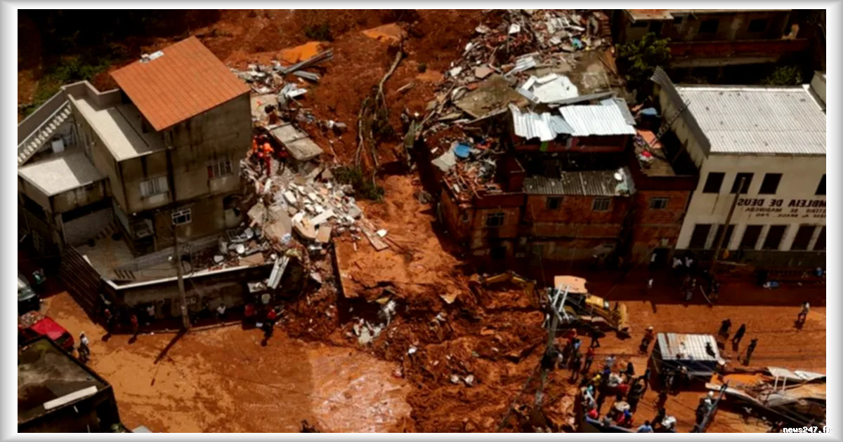 Brésil : au moins 29 morts et des dizaines de disparus après des pluies torrentielles dans le sud-est du pays