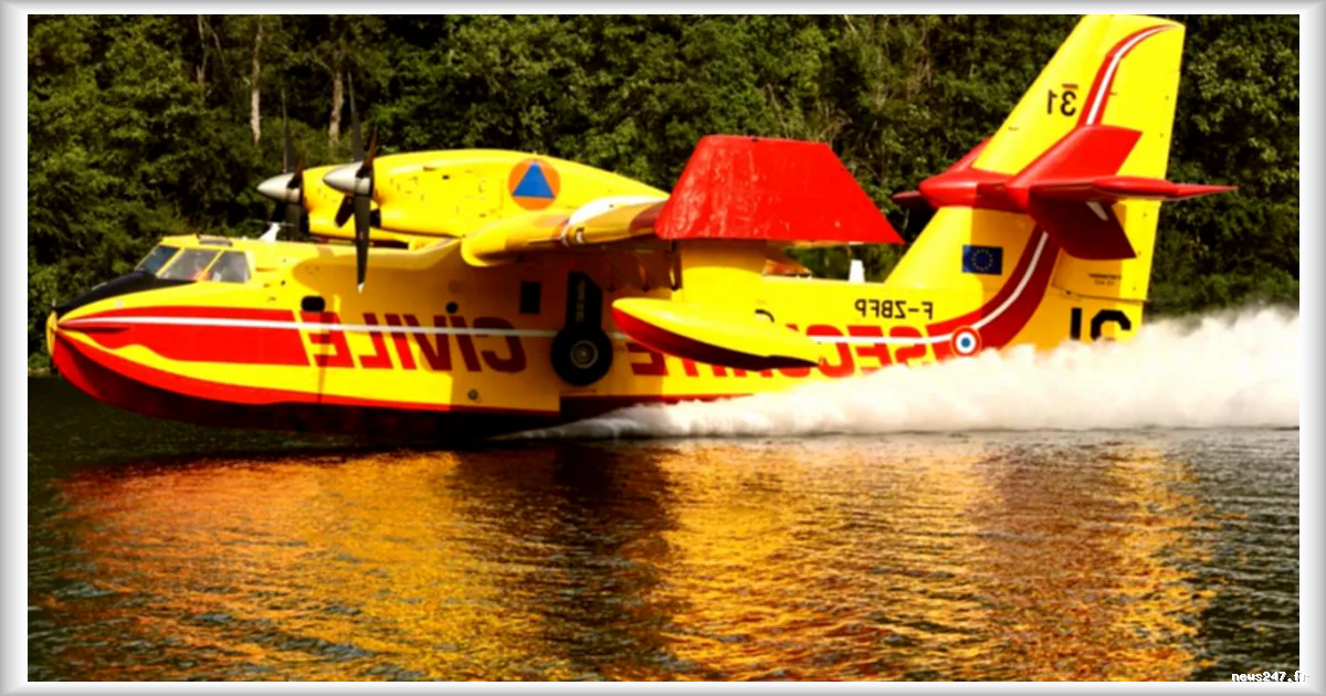 Canadair : la France face au défi de ses capacités aériennes de lutte contre les incendies