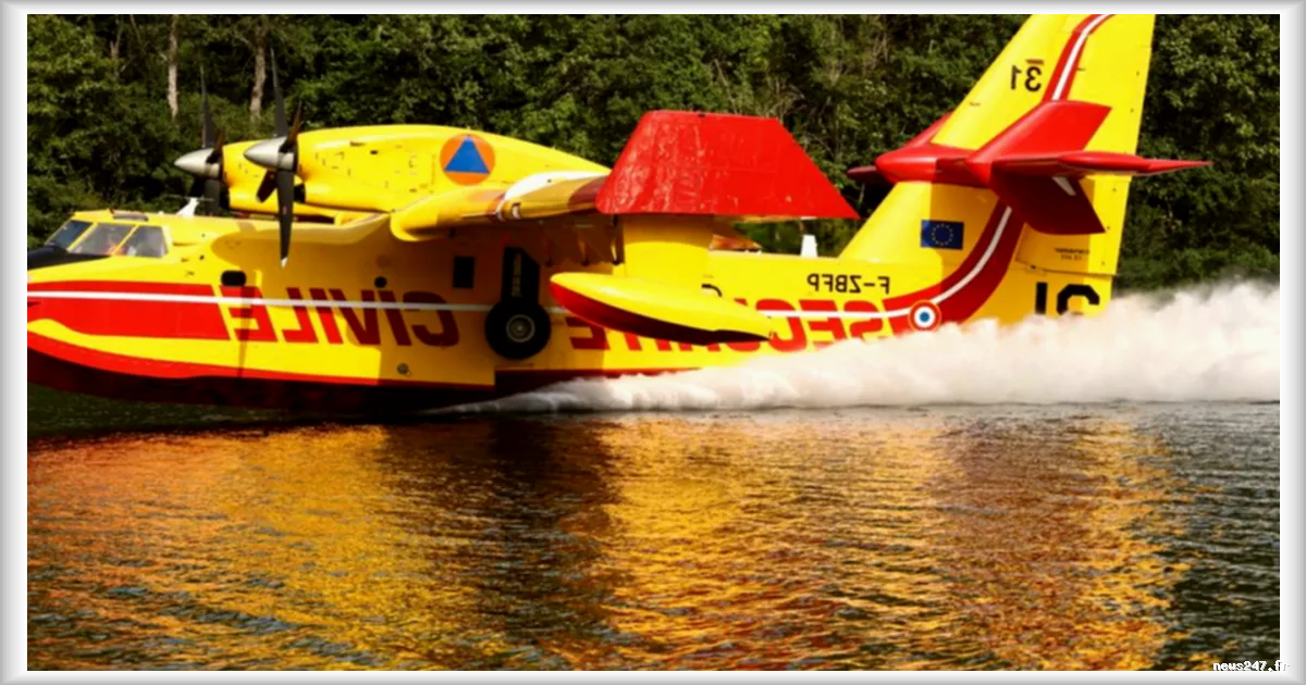 Canadair : la France face au défi de ses capacités aériennes de lutte contre les incendies