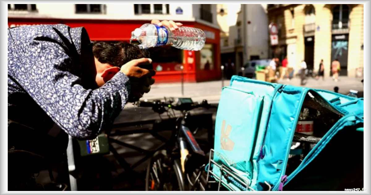 Canicule : le gouvernement impose aux plateformes de livraison de protéger leurs livreurs