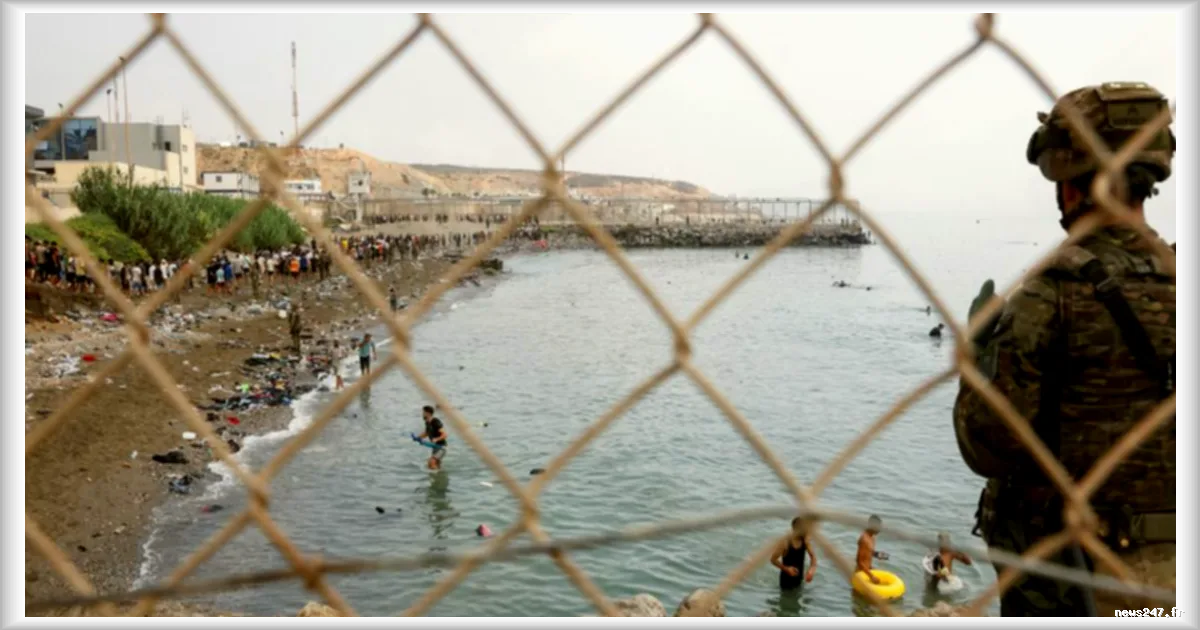 Ceuta sous tension : près de 60 000 migrants franchissent la frontière en un jour, un avertissement pour l’Europe selon Le Figaro