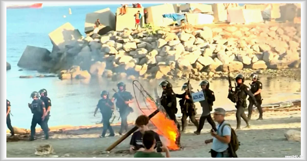 Ceuta : violences anti-migrants et tensions accrues autour de l’accueil des réfugiés