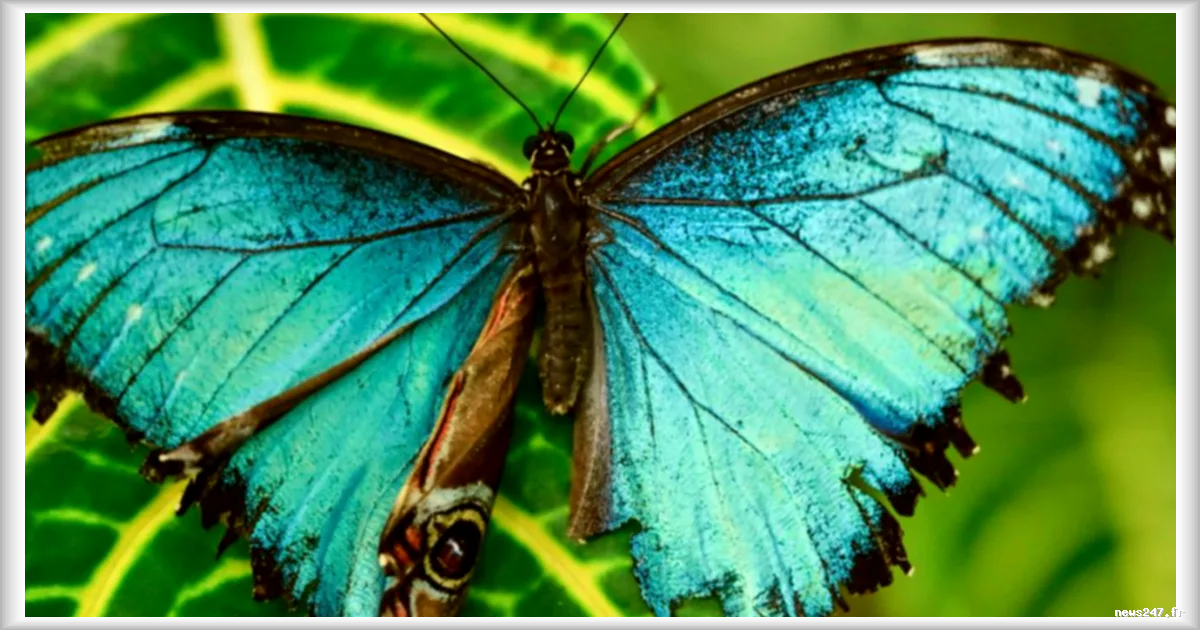 Changement climatique : le bleu des papillons Morpho d’Amérique latine menacé par la hausse des températures