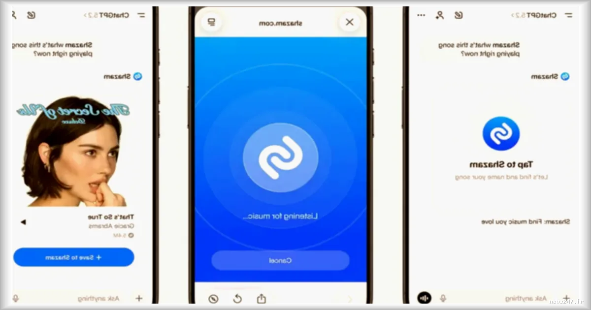 ChatGPT intègre Shazam pour identifier les chansons
