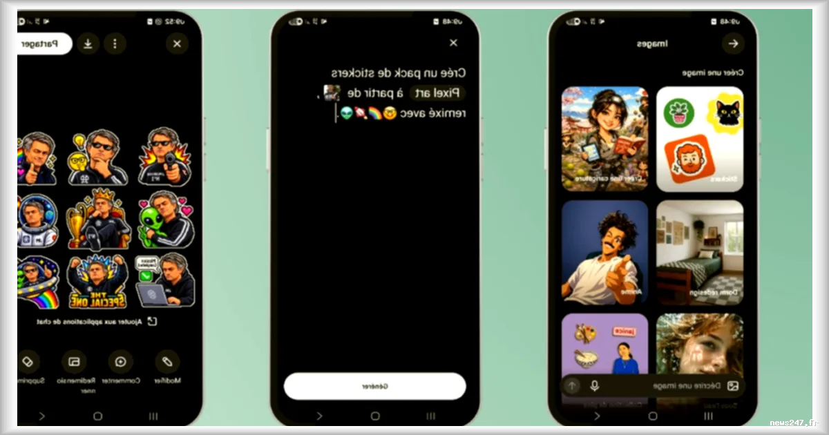 ChatGPT permet désormais la création de stickers pour WhatsApp et iMessage