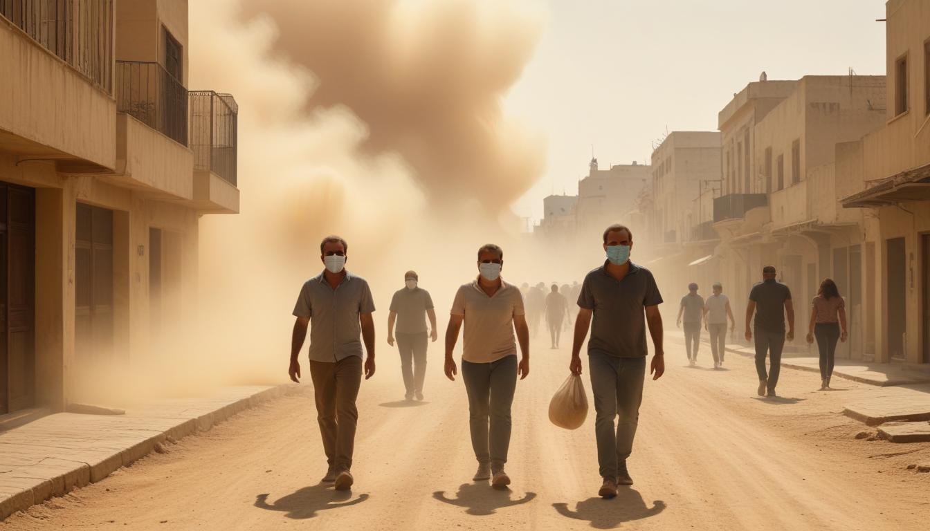 Chypre : Appel des autorités à la vigilance face au nuage de poussière