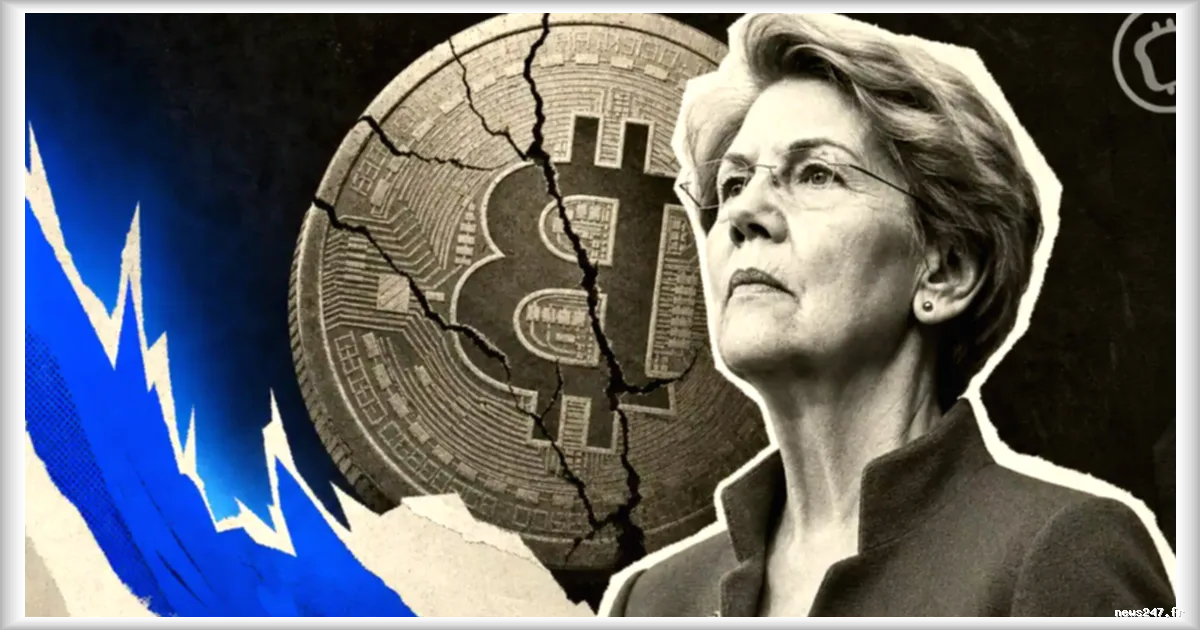 CLARITY Act : la sénatrice Elizabeth Warren craint un risque systémique pour l'économie lié aux cryptomonnaies