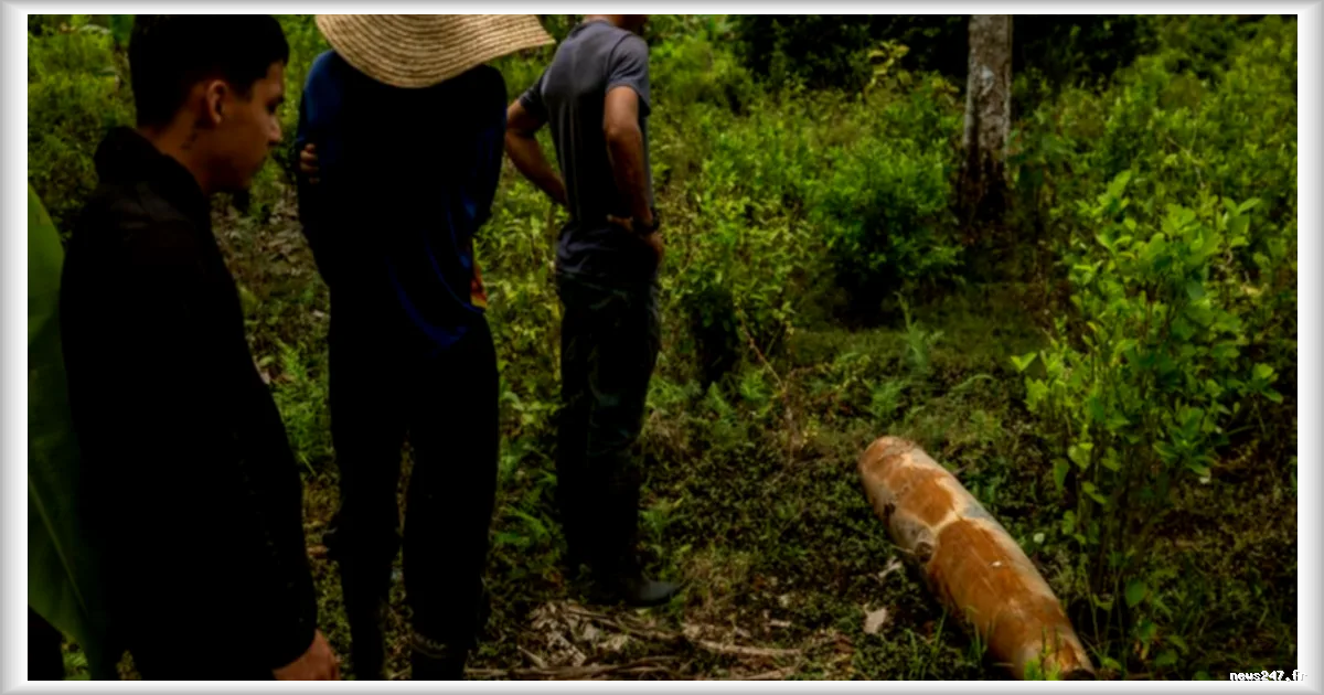 Colombie-Équateur : une bombe non explosée à la frontière ravive les tensions diplomatiques
