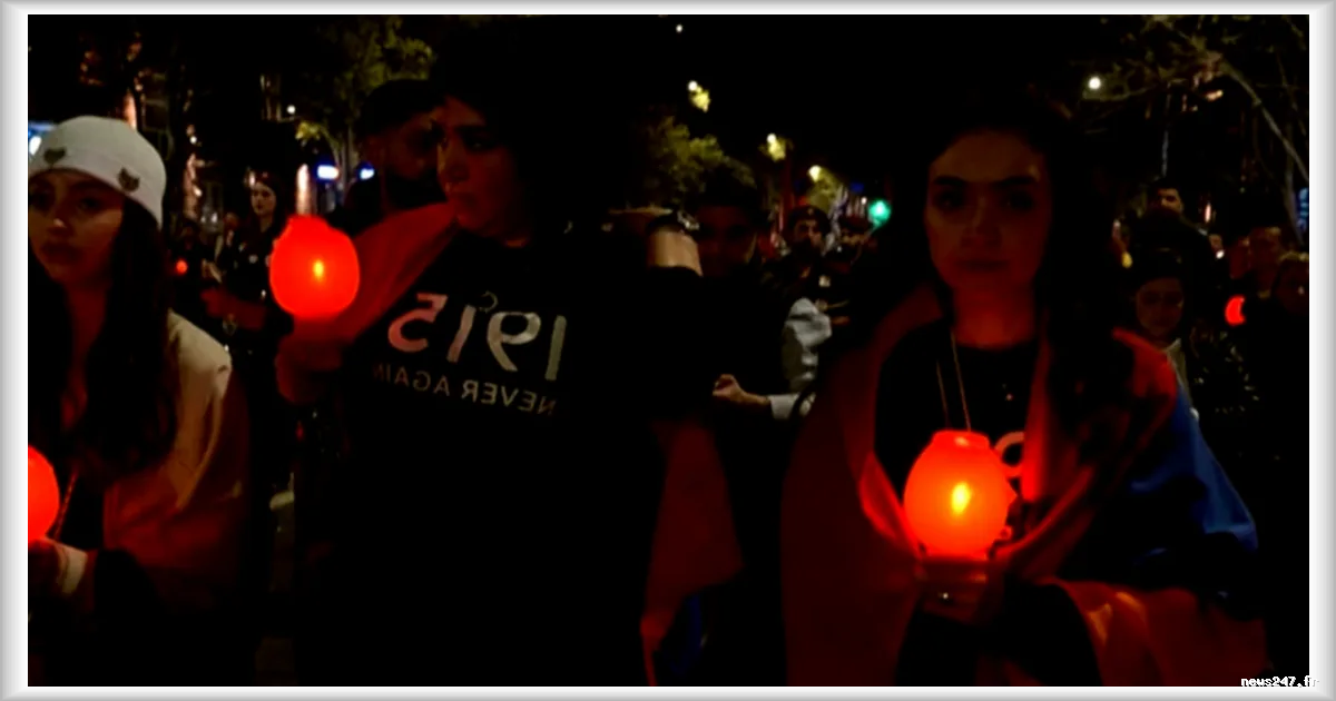 Commémoration du 111e anniversaire du génocide arménien à Erevan