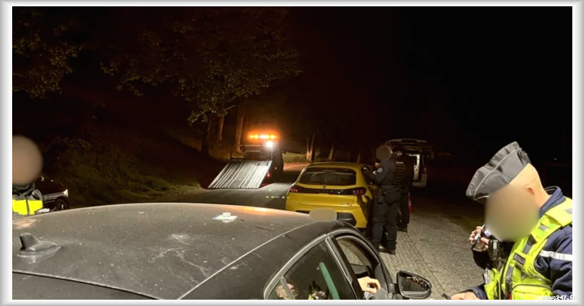 Contrôle massif sur l'A40 entre Genève et Lyon : la totalité des véhicules vérifiée par les gendarmes de l'Ain