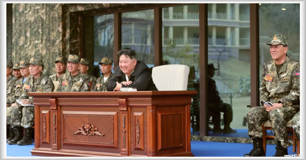 Corée du Nord : Kim Jong-un assiste à un nouvel essai de moteur de missile à combustible solide