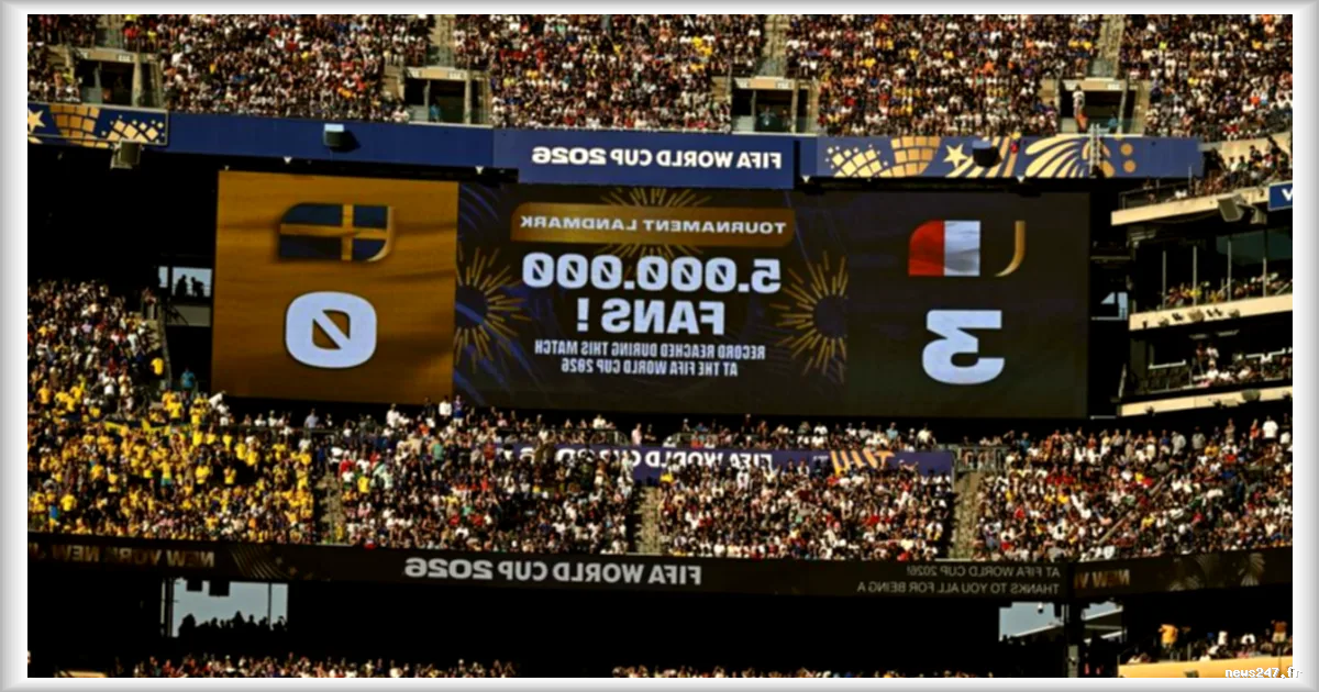 Coupe du monde 2026 : le cap record des 5 millions de spectateurs franchi dans les stades