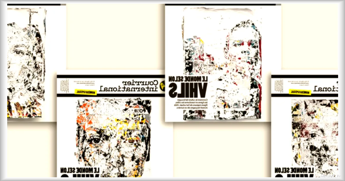Courrier International consacre son numéro spécial à l’artiste Vhils, invité à réinventer le magazine